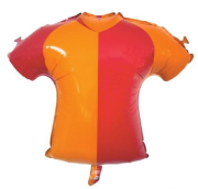 Sarı Kırmızı Forma Folyo Balon 18''