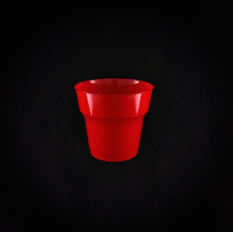 Kırmızı Mika Bardak 25'li