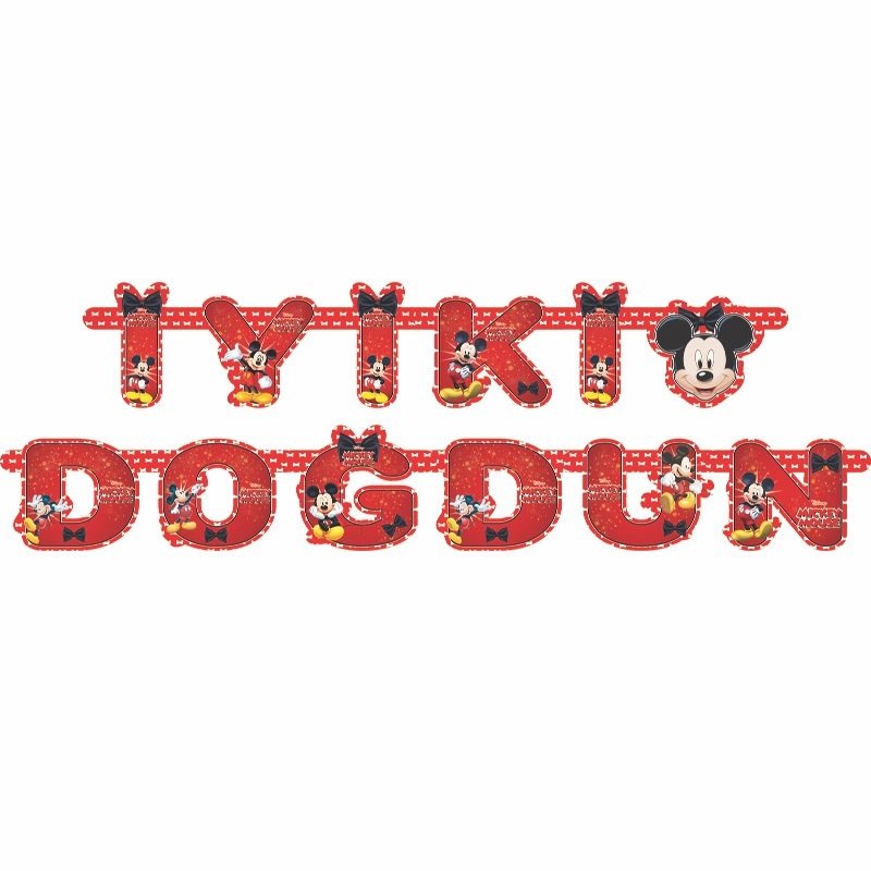 Mickey Mouse  İyi Ki Doğdun Banner