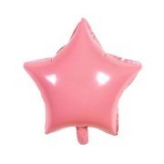Yıldız Makaron Pembe Folyo Balon 18 inç