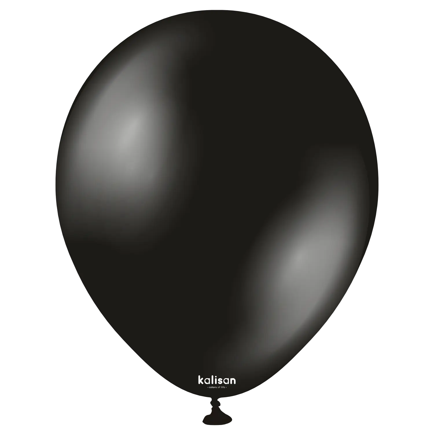 Kalisan 11'' Metalik Balon Siyah 50'li