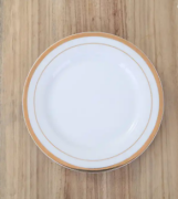 Plastik Lüx Altın Çizgili 26 cm