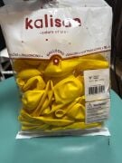 Kalisan 11'' Metalik Balon Sarı 50'li