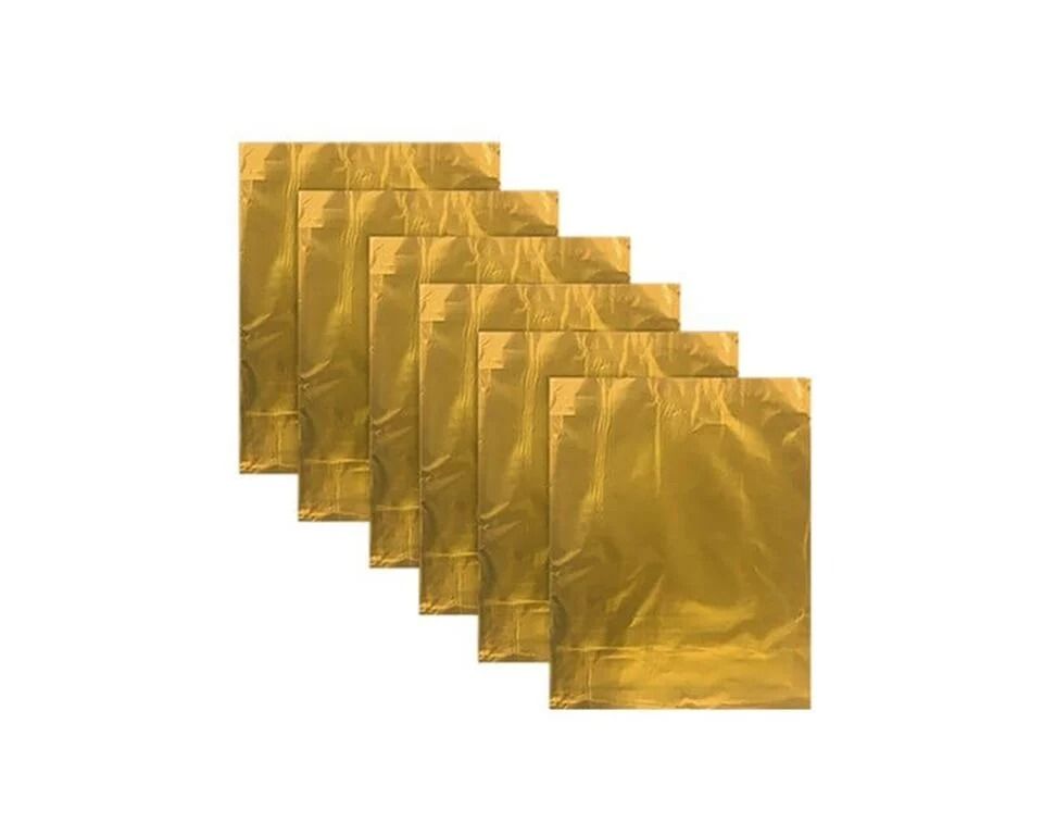 Metalize Poşet 17*25 50 Adet Gold