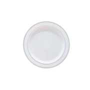 Plastik Lüx Gümüş Çizgili 18 cm