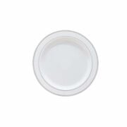 Plastik Lüx Gümüş Çizgili 26 cm