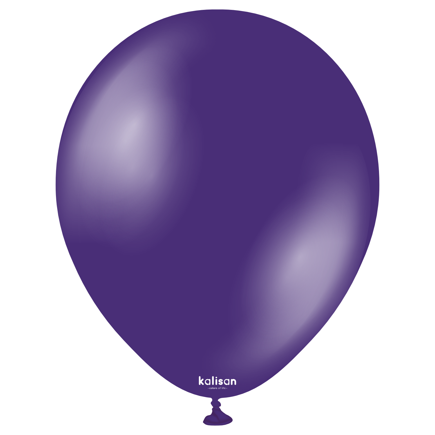 Kalisan 11'' Metalik Balon Mor 50'li