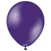 Kalisan 11'' Metalik Balon Mor 50'li