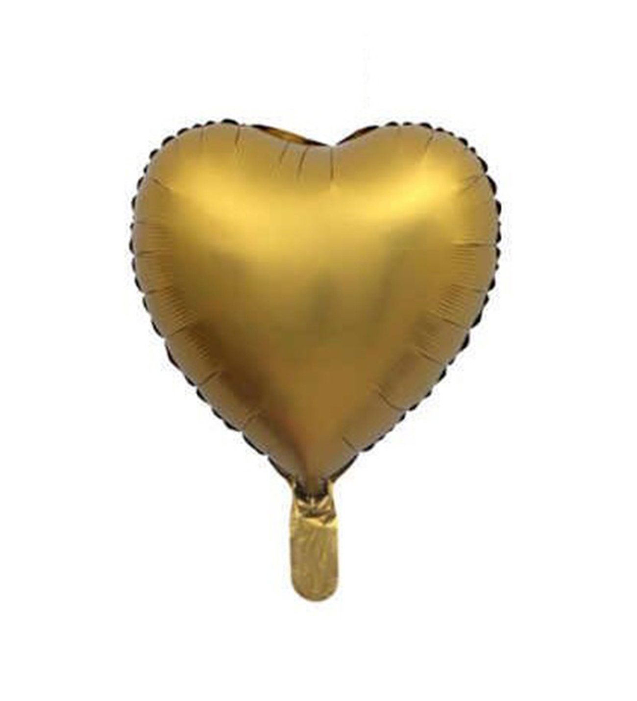 18'' Gold Kalp Saten Balon