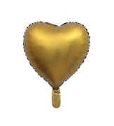 18'' Gold Kalp Saten Balon