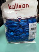 Kalisan 11'' Metalik Balon Safir Mavisi ( Sapphire Blue ) 50'li
