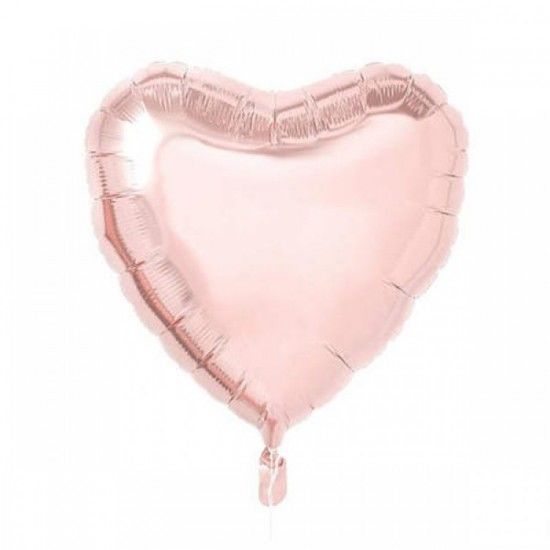 18'' Açık Rose Kalp Saten Balon