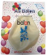 It is a Boy Yazılı Şeffaf Balon 20 İnç