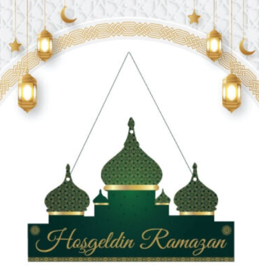 Hoşgeldin Ramazan Kapı Süsü Yeşil