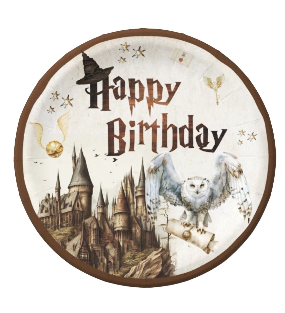 Harry Potter Temalı Karton Tabak 8'li