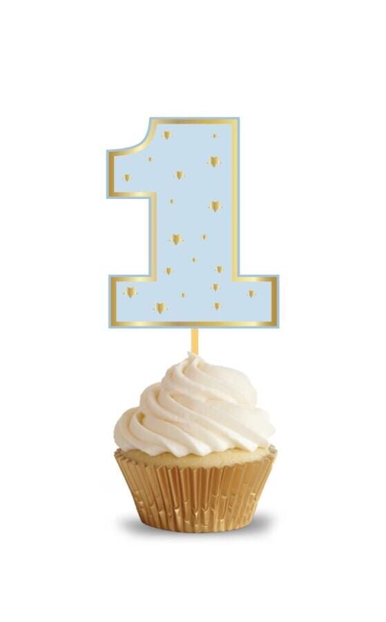 Kürdan 1 Yaş Mavi Varaklı 10 Parça