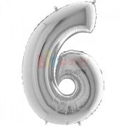 6 Rakam Folyo Balon 26'' 66cm