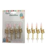 Mum Spiral 4 Parça Set Pembe Gold 8 cm