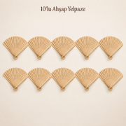 10'lu Ahşap Yelpaze