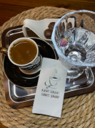 Kahve Bahane Sohbet Şahane Gümüş 16'lı Peçete