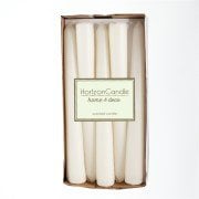 Kırık Beyaz Şamdan Mum 10'lu Paket.