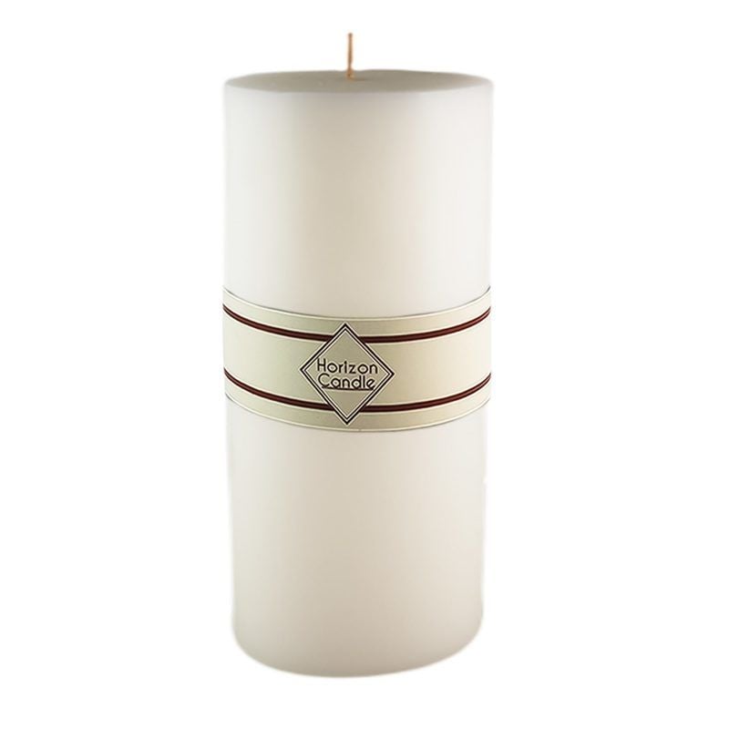 Silindir Mum - Kokusuz - Beyaz Renk - 12*30 cm