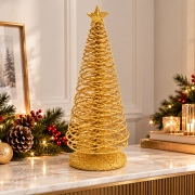 Yılbaşı Masa Üstü Çam Ağacı İnce Tel 20 Cm 1527