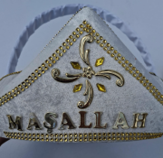 Sünnet Kına Tepsisi Ve Sepeti Maşallah Beyaz Gold Set