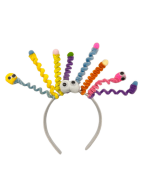 Taç Oynar Gözlü Şönil Çılgın Saçlar