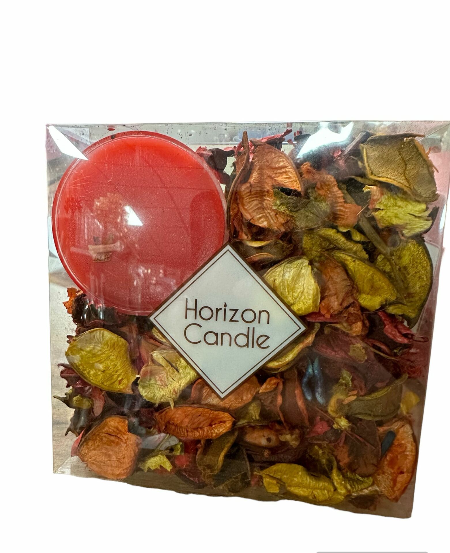 Kuru Çiçekli Mum Seti - Kçiçek Kokulu - 1 kalsüllü - Karışık Renkli - 10,5*16,7*3,5 cm