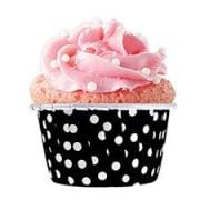 Siyah Puantiyeli Muffin Kek Kapsülü 25'li