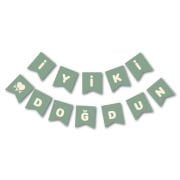 İYİ Kİ DOĞDUN BANNER KÜF YEŞİL