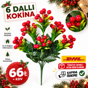 KIRMIZI KOKİNA 6 DAL 25185