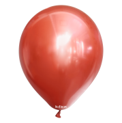 Kalisan 12'' Krom Kırmızı ( Mirror Red ) 50'li Balon