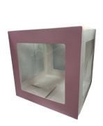 25*25 cm Şeffaf Kutu 3 Renkli 1 ADET