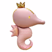 Retro Büyük Pembe Deniz Atı 107,70 Cm 0708