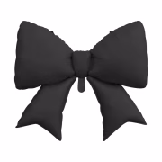 Siyah Kurdele Folyo Balon 98-75 Cm 0913