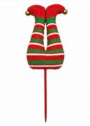 Yılbaşı Çubuklu Figür Noel Baba Bacağı Yeşil Çizgili Model