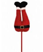 Yılbaşı Çubuklu Figür Noel Baba Bacağı Kırmızı Kemerli Model