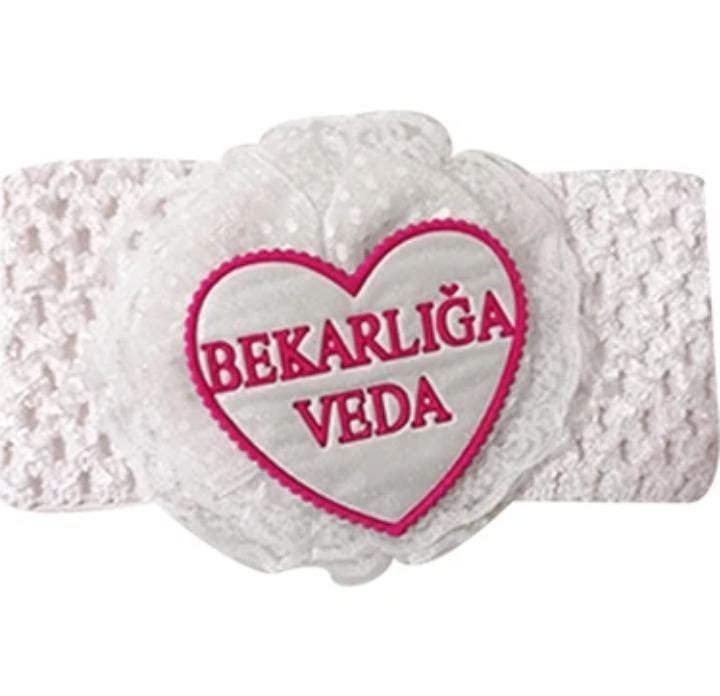 Bekarlığa Veda Yazılı Kafa Bandı