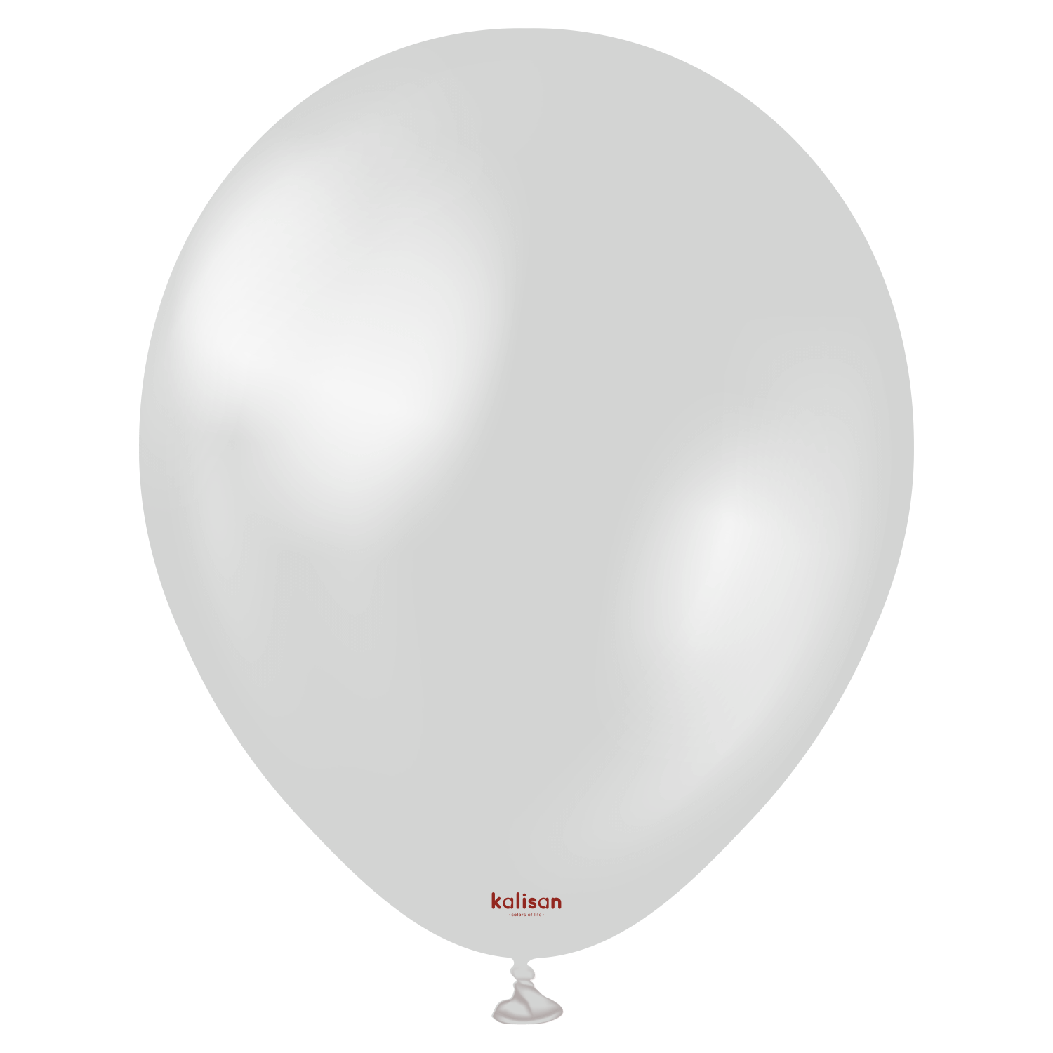 Kalisan 12'' Metalik Balon Gümüş 50'li